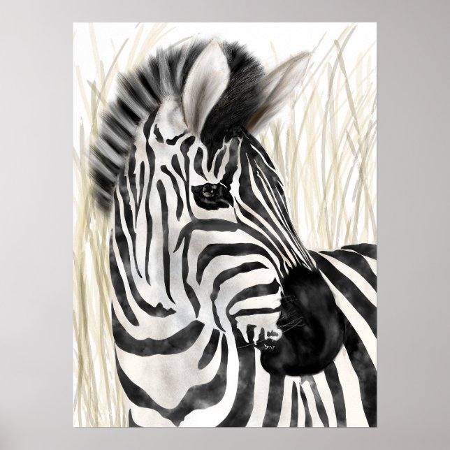 Affiche Zebra Wall Art Home Decor (Devant)