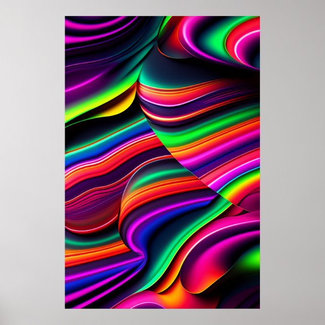 Affiche #ZebraPattern #WildlifeArt #AnimalPrint (Devant)