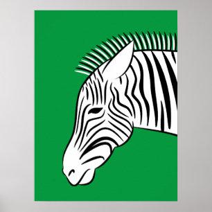 Affiche Zèbre