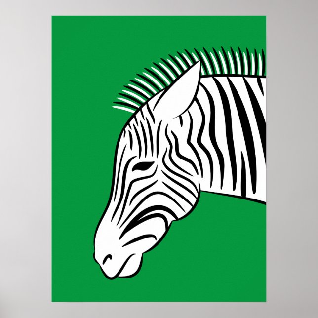 Affiche Zèbre (Devant)