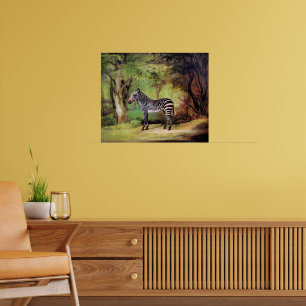 Affiche Zèbre, œuvre d'art de George Stubbs,