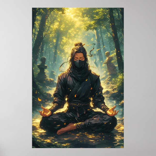 Affiche Zen du guerrier de l'ombre (Devant)