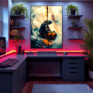 Affiche Zenfire Monk - Le chemin des flammes éternelles