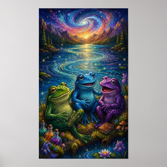 Affiche ZenFrogPortrait (Devant)