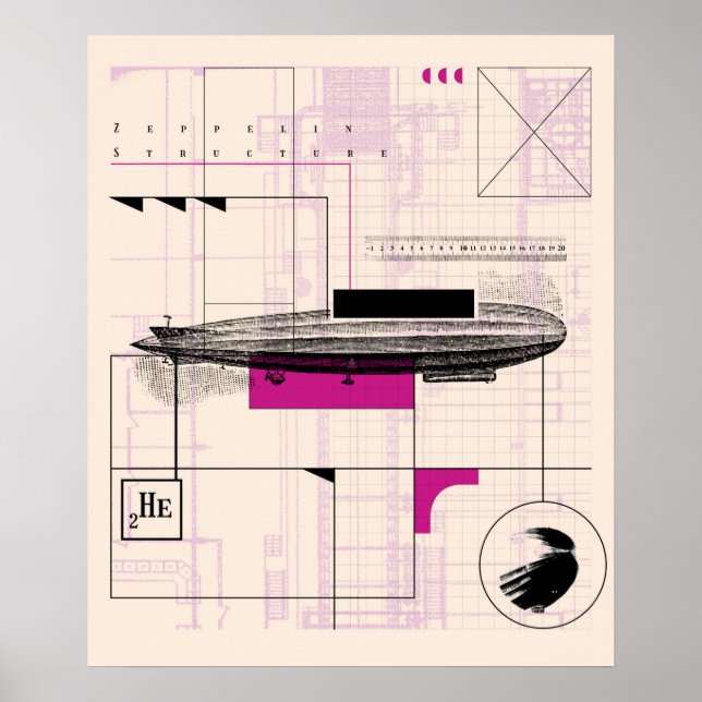 Affiche Zeppelin (Devant)