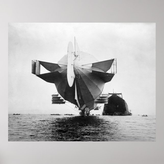 Affiche Zeppelin Stern : 1908 (Devant)