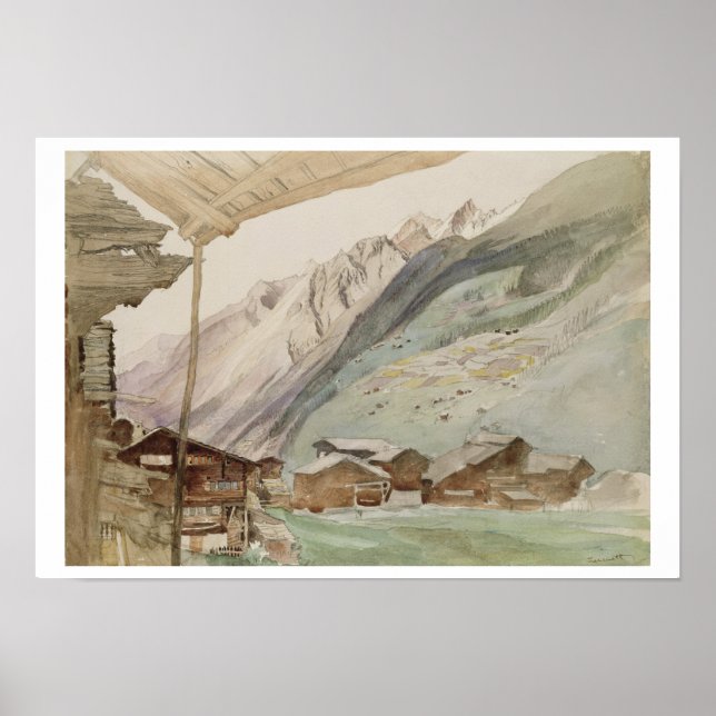 Affiche Zermatt (Devant)