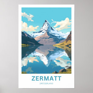 Affiche Zermatt Suisse Imprimer