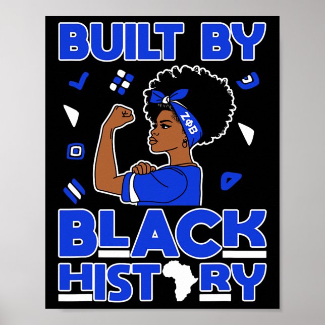 Affiche Zeta Phi Beta Sorority Black Queen Pride Melanin A (Devant)