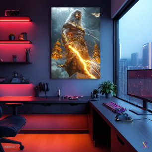 Affiche Zeus, Roi des Cieux - Dieu du Tonnerre