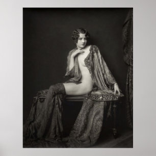 Affiche ZIEGFELD FOLLIES GIRL - JEAN ACKERMAN c. 1926