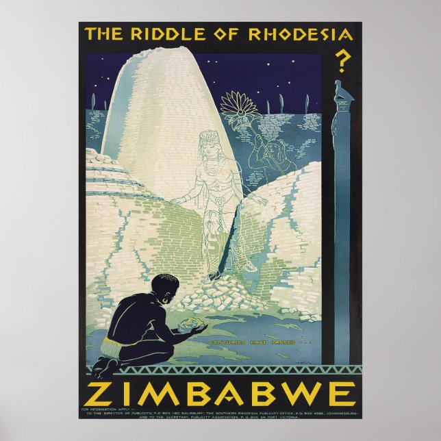 AFFICHE ZIMBABWE (Devant)