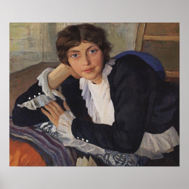 Affiche Zinaida Serebriakova Portrait de l'affiche Lola Br (Devant)