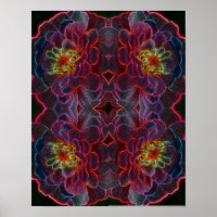 Zinnia Imaginaire Abstrait