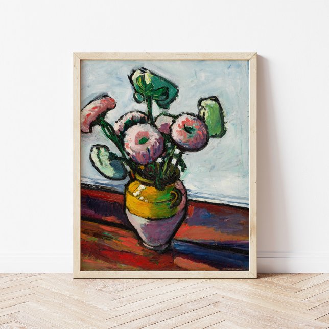 Affiche Zinnias | Henry Lyman Saÿen (Créateur téléchargé)