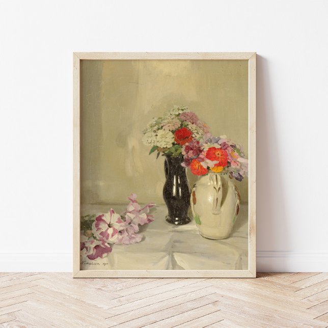 Affiche Zinnias | William Nicholson (Créateur téléchargé)