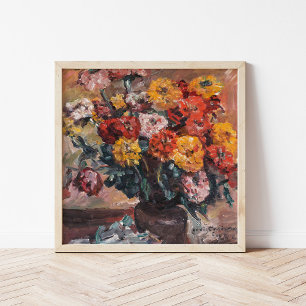 Affiche Zinnien   Lovis Corinth