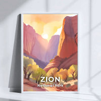 Zion National Park | Aquarelle de voyage