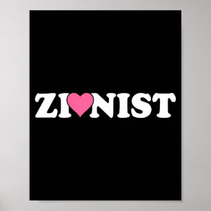 Affiche Zioniste Funny Valentine Day Rétro Amour Mème Fami