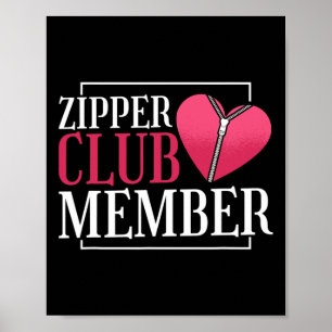 Affiche Zipper Club Membre Sensibilisation aux maladies ca