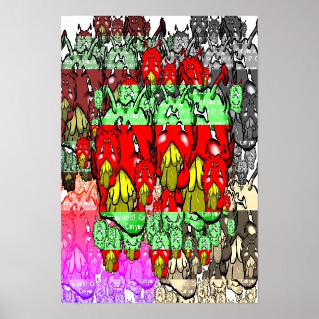 Affiche Zippy Trippy Alien Dazs Green-Tooth x5 (Devant)