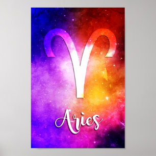 Affiche Zodiac : Bonbons Spatiaux Aries