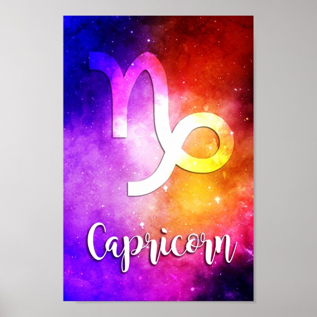 Affiche Zodiac : Capricorne Space Candy (Devant)