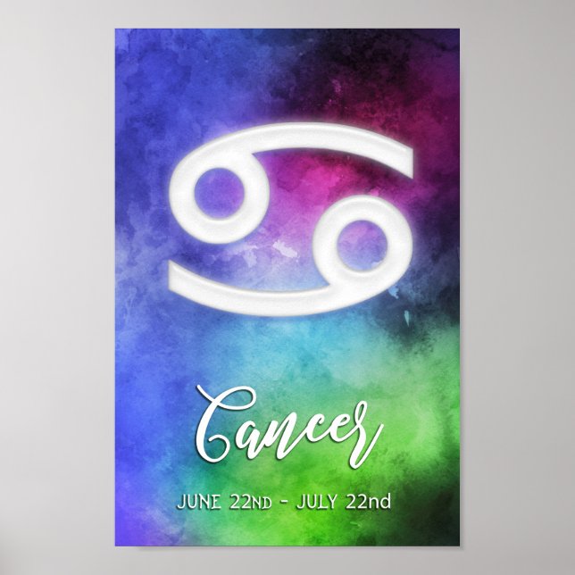 Affiche Zodiac : Dates du cancer (Devant)