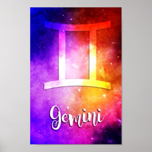 Affiche Zodiac : Gemini Candy Space