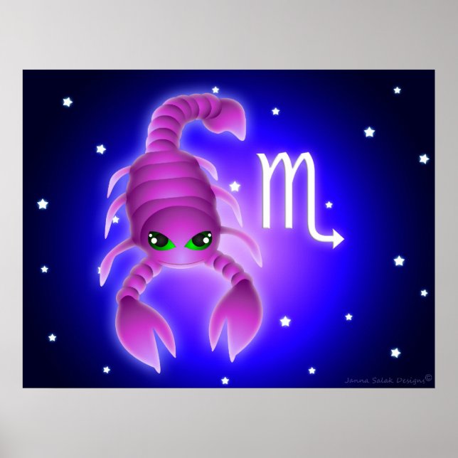 Affiche Zodiac Scorpio mignon (Devant)