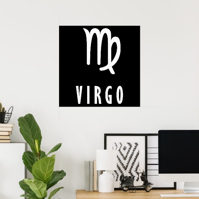 Affiche Zodiaque virgo (Bureau à domicile)