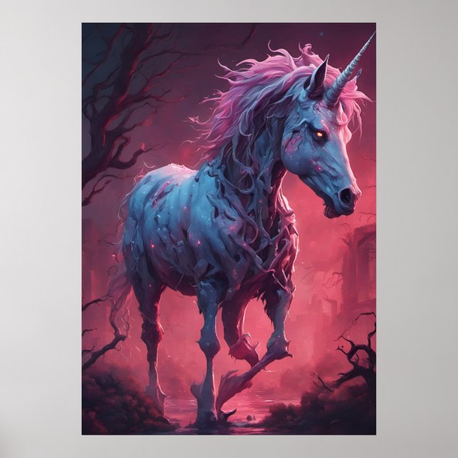 Affiche Zombie Unicorn (Devant)