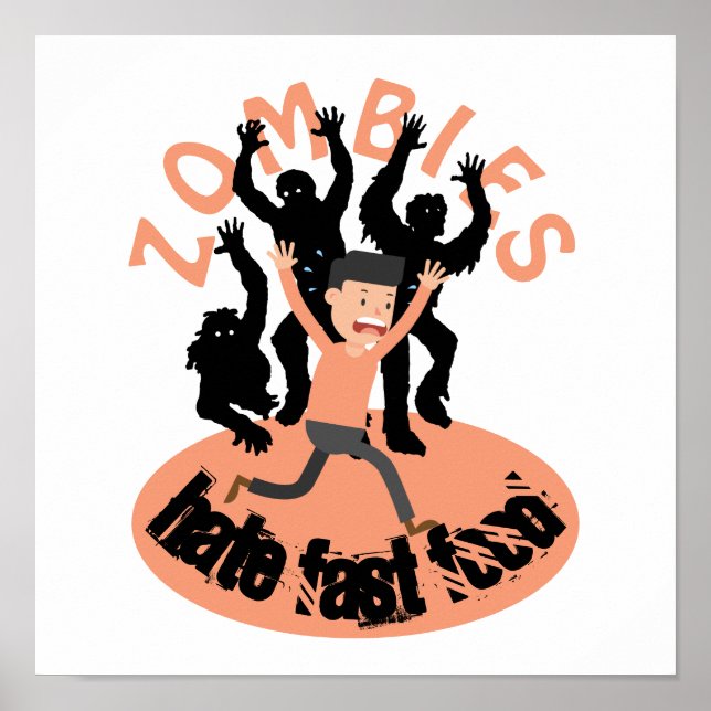 Affiche Zombies Hait Fast Food (Devant)