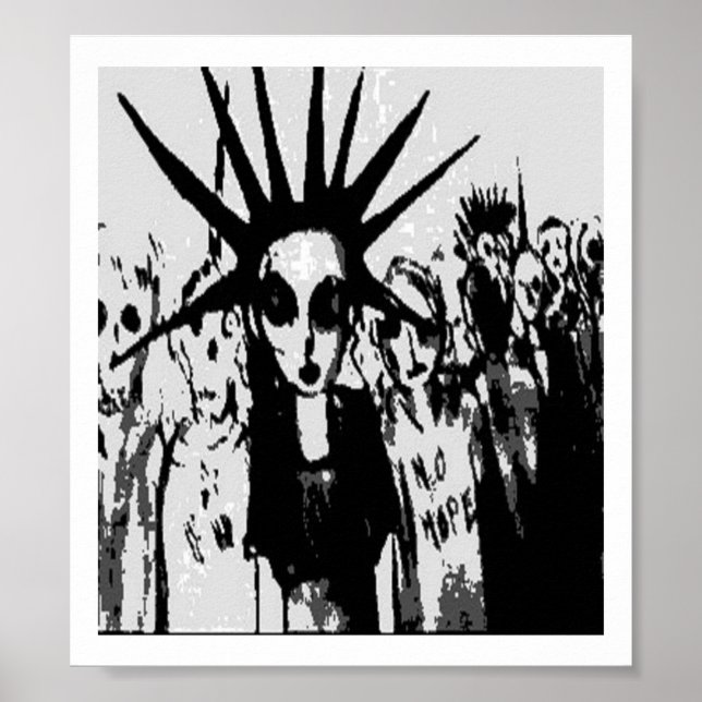 Affiche Zombies numériques (Devant)