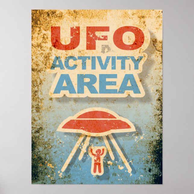 Affiche Zone d'activité UFO (Devant)