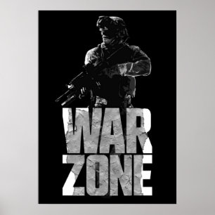 Affiche zone de guerre