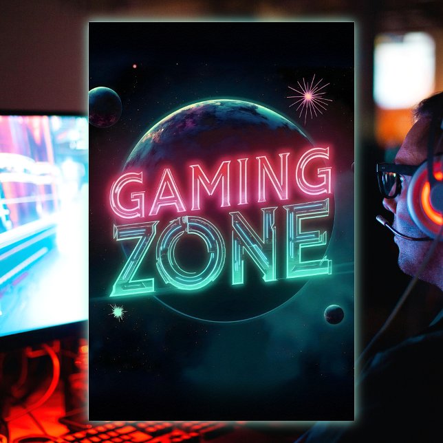Affiche Zone de jeu Espace Moderne Planètes (Créateur téléchargé)