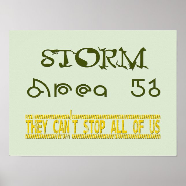 Affiche Zone de tempête 51 (Devant)