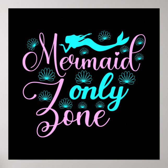 Affiche Zone Mermaid uniquement (Devant)
