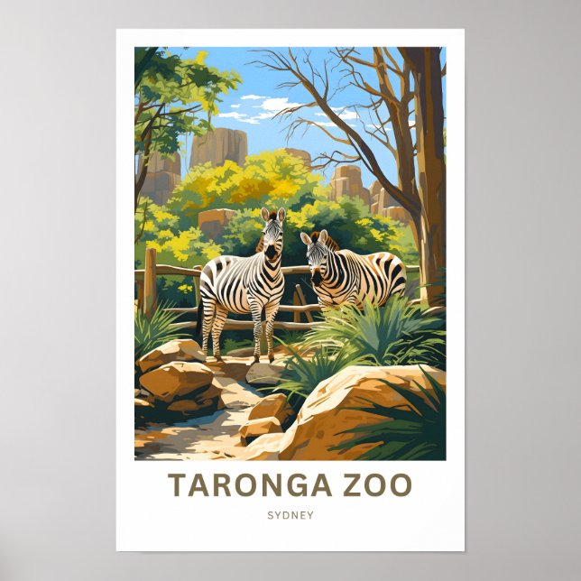Affiche Zoo de Taronga Sydney Imprimer (Devant)