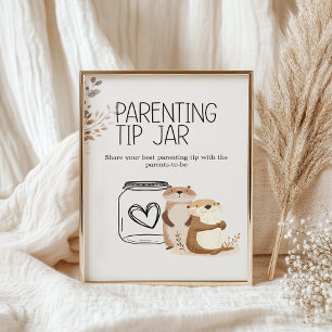 Affiche Zoo Safari Animaux Baby shower Parenting Astuce Ja