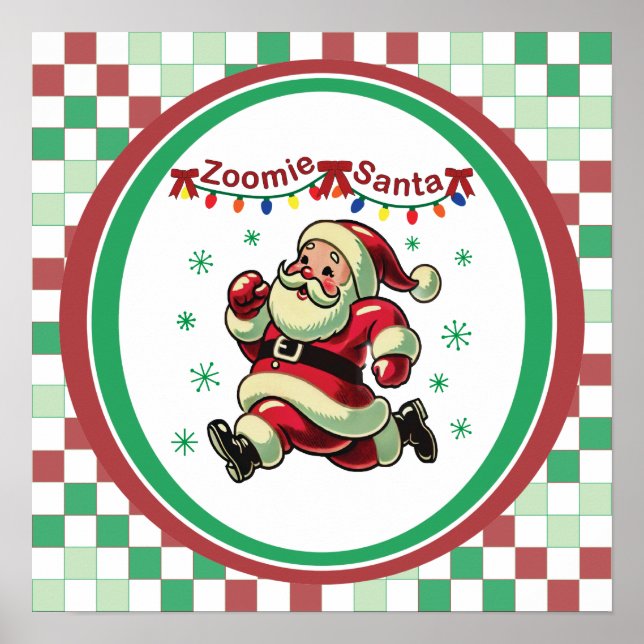 Affiche Zoomie Père Noël Noël (Devant)
