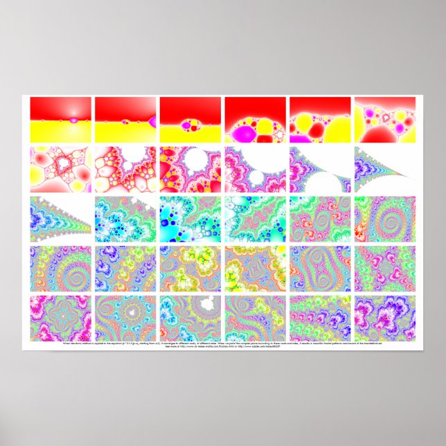 Affiche Zooming into A Newton's Method Fractal (Devant)