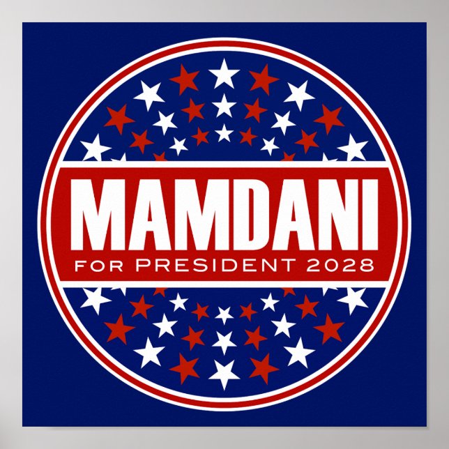 Affiche Zorhan Mamdami Président 2028 (Devant)