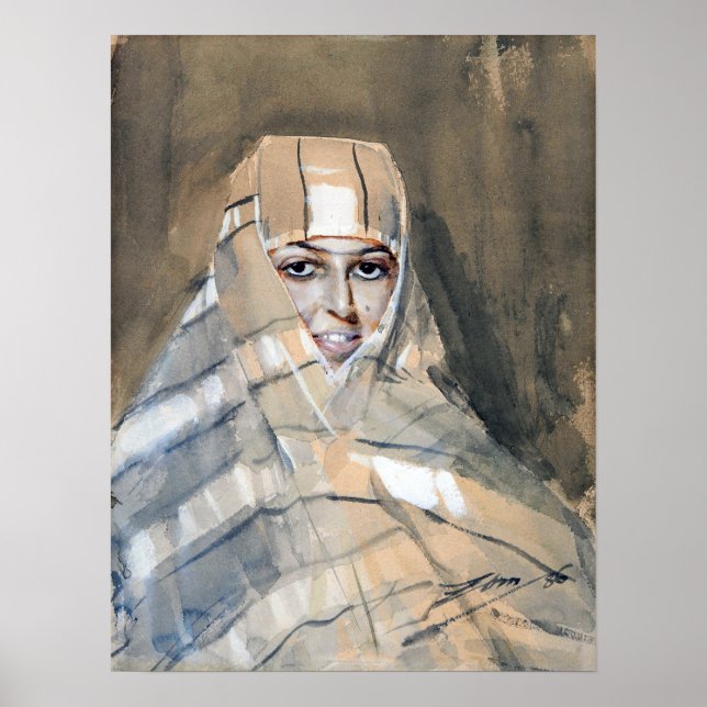 Affiche Zorn - Bédouine fille (Devant)