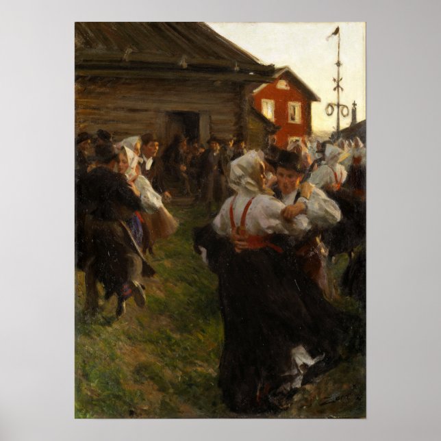 Affiche Zorn - Danse de la Saint-Jean (Devant)