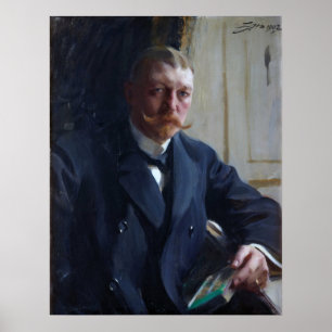 Affiche Zorn - Portrait De Franz Heiss 1902