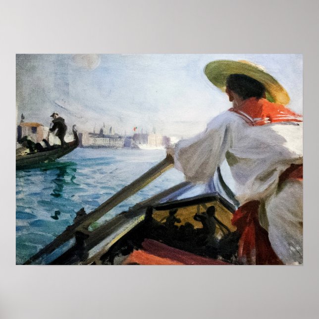 Affiche Zorn - Sur Le Bateau Par Anders Zorn (Devant)