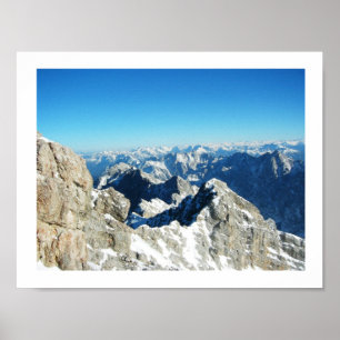 Affiche Zugspitze, Allemagne