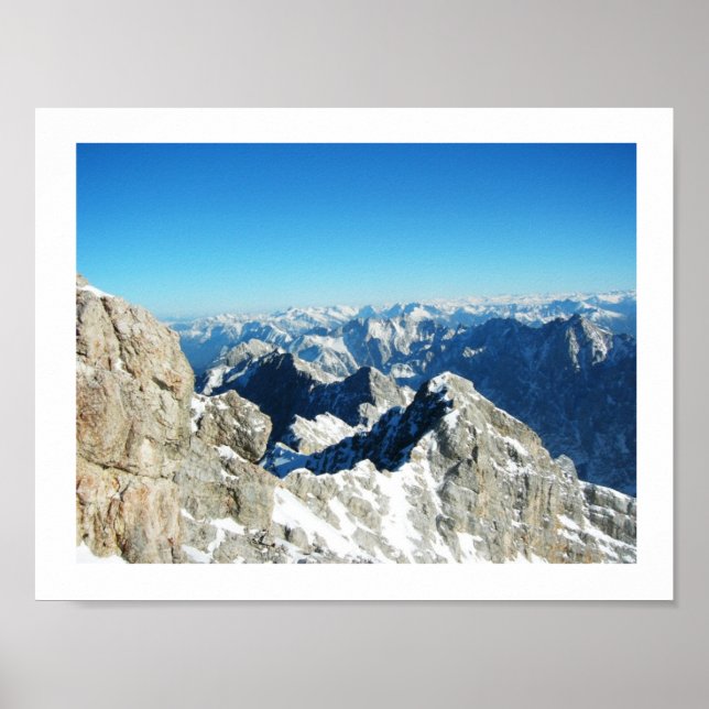 Affiche Zugspitze, Allemagne (Devant)